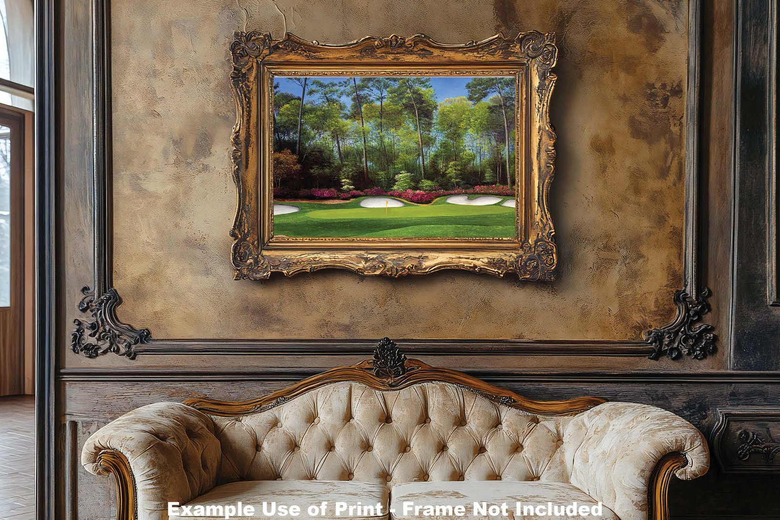 Augusta National Golf Club Masters poster pic Hole 13 painting print PGA Azalea artwork Masters ANGC13RiOil04 RichimageArt.com 7