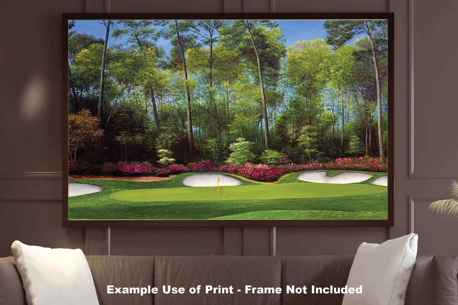 Augusta National Golf Club Masters poster pic Hole 13 painting print PGA Azalea artwork Masters ANGC13RiOil04 RichimageArt.com 9