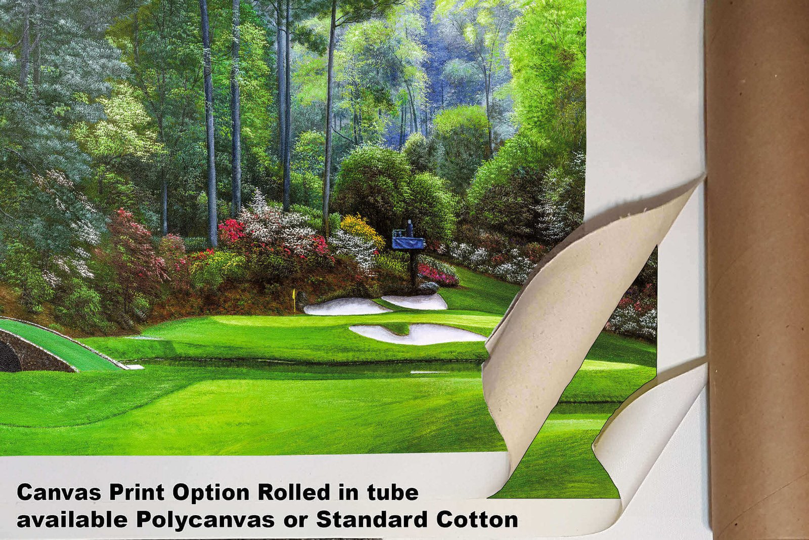 Augusta National Golf Club Masters wall art art on wall Hole 12 painting print PGA Golden Bell canvas prints Masters ANGC12RiOil04 4