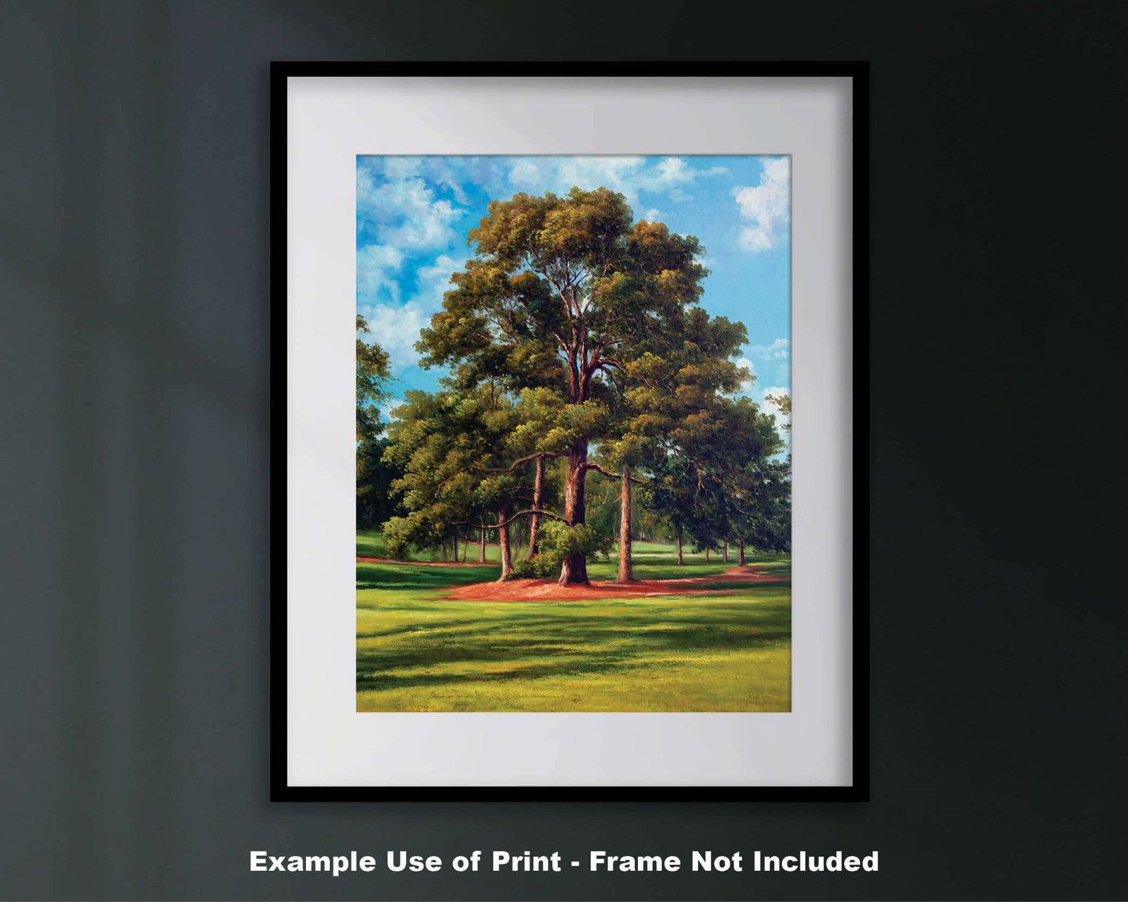 Augusta National Golf Club PGA painting print artwork pic Course Eisenhower Tree poster Masters ANGC10EsnhrTrRiOil RichimageArt.com 10
