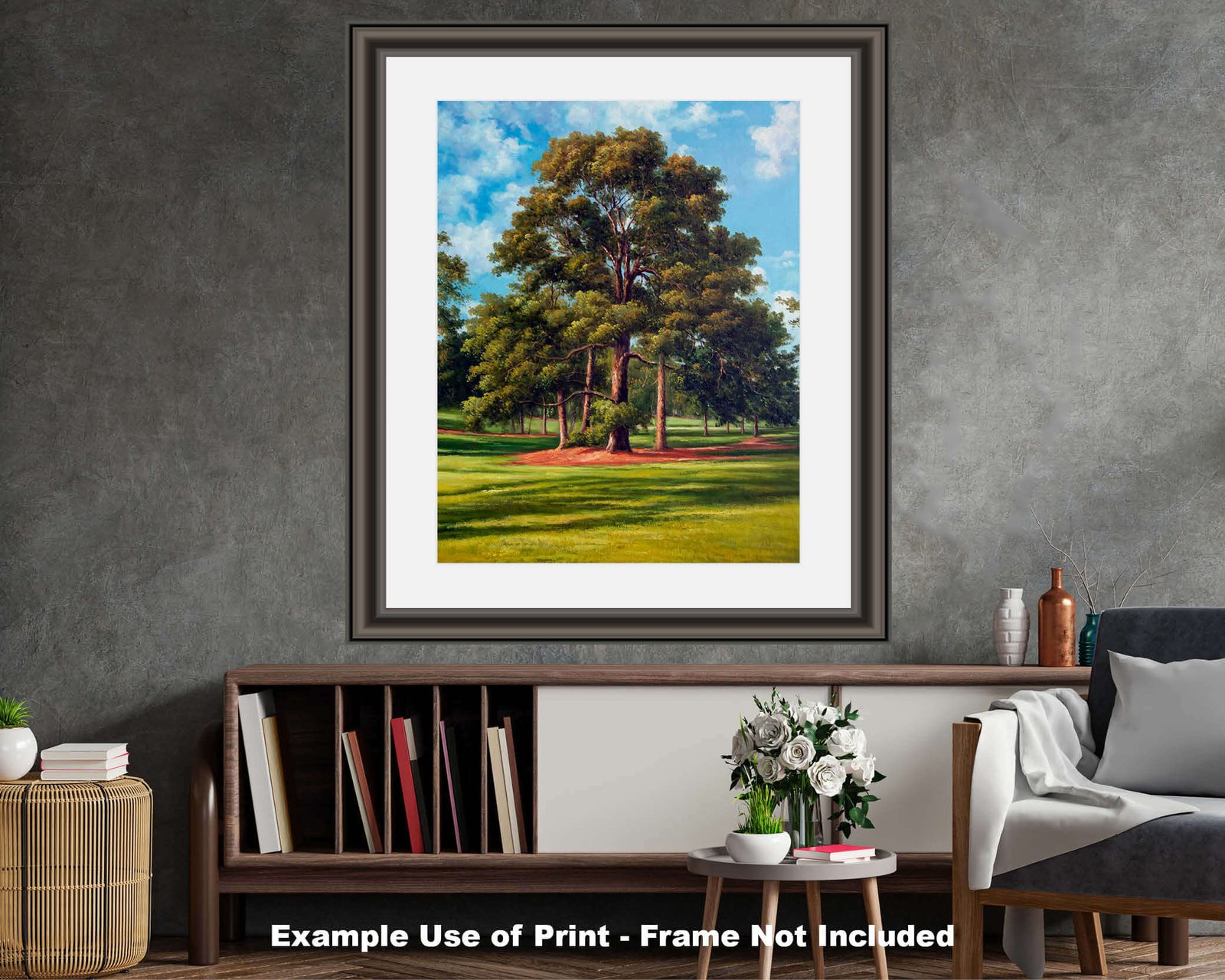Augusta National Golf Club PGA painting print artwork pic Course Eisenhower Tree poster Masters ANGC10EsnhrTrRiOil RichimageArt.com 11