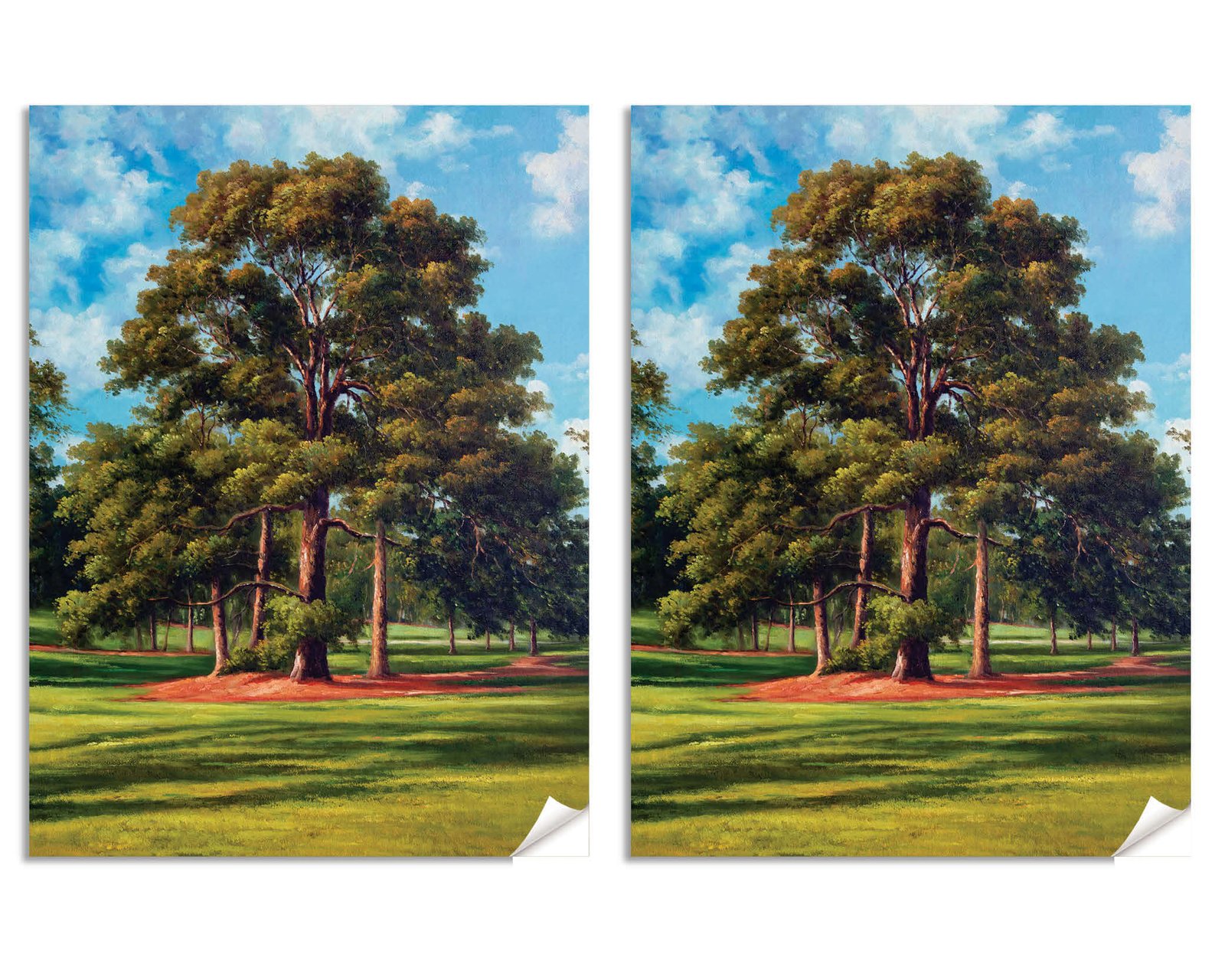 Augusta National Golf Club PGA painting print artwork pic Course Eisenhower Tree poster Masters ANGC10EsnhrTrRiOil RichimageArt.com 13
