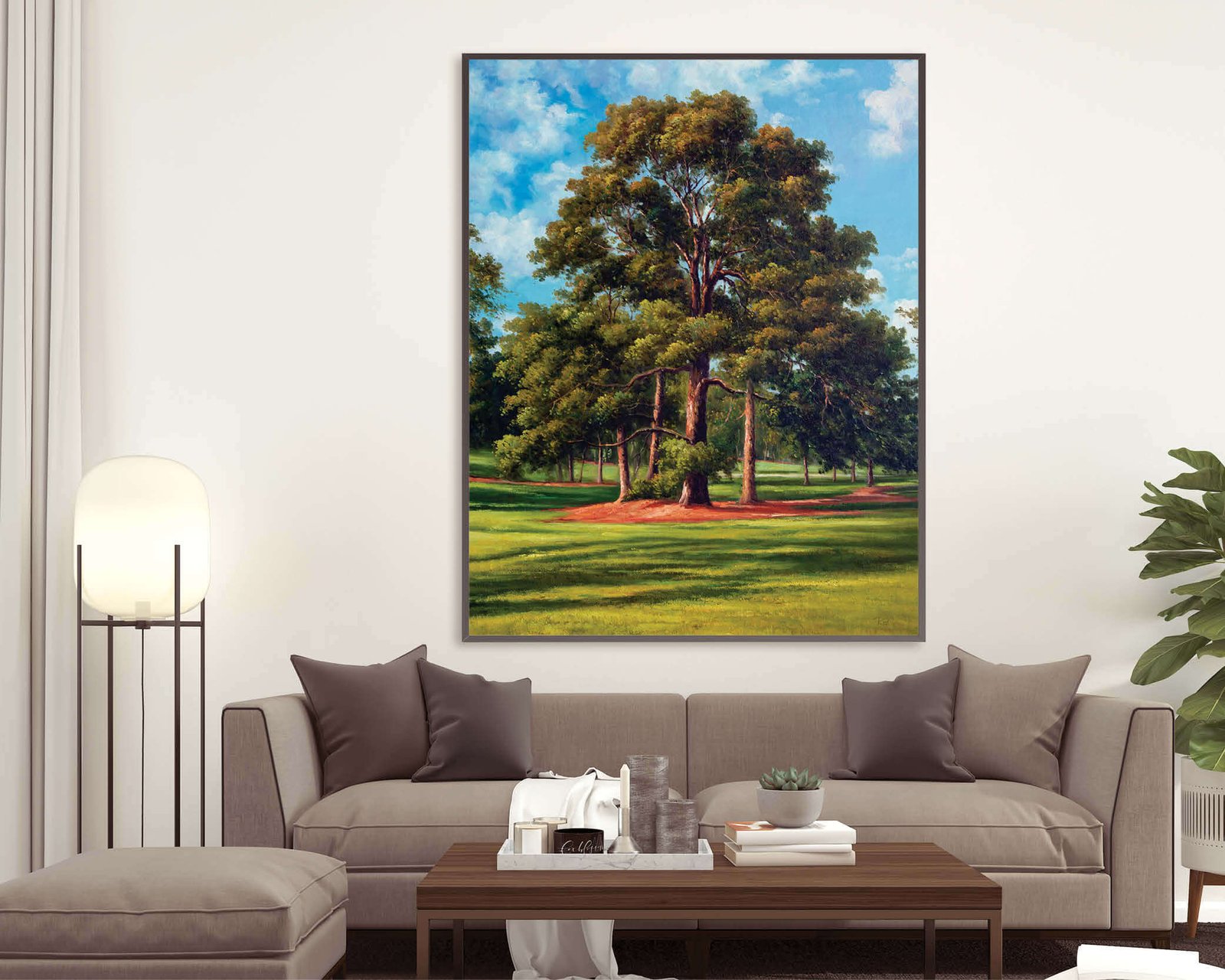 Augusta National Golf Club PGA painting print artwork pic Course Eisenhower Tree poster Masters ANGC10EsnhrTrRiOil RichimageArt.com 17