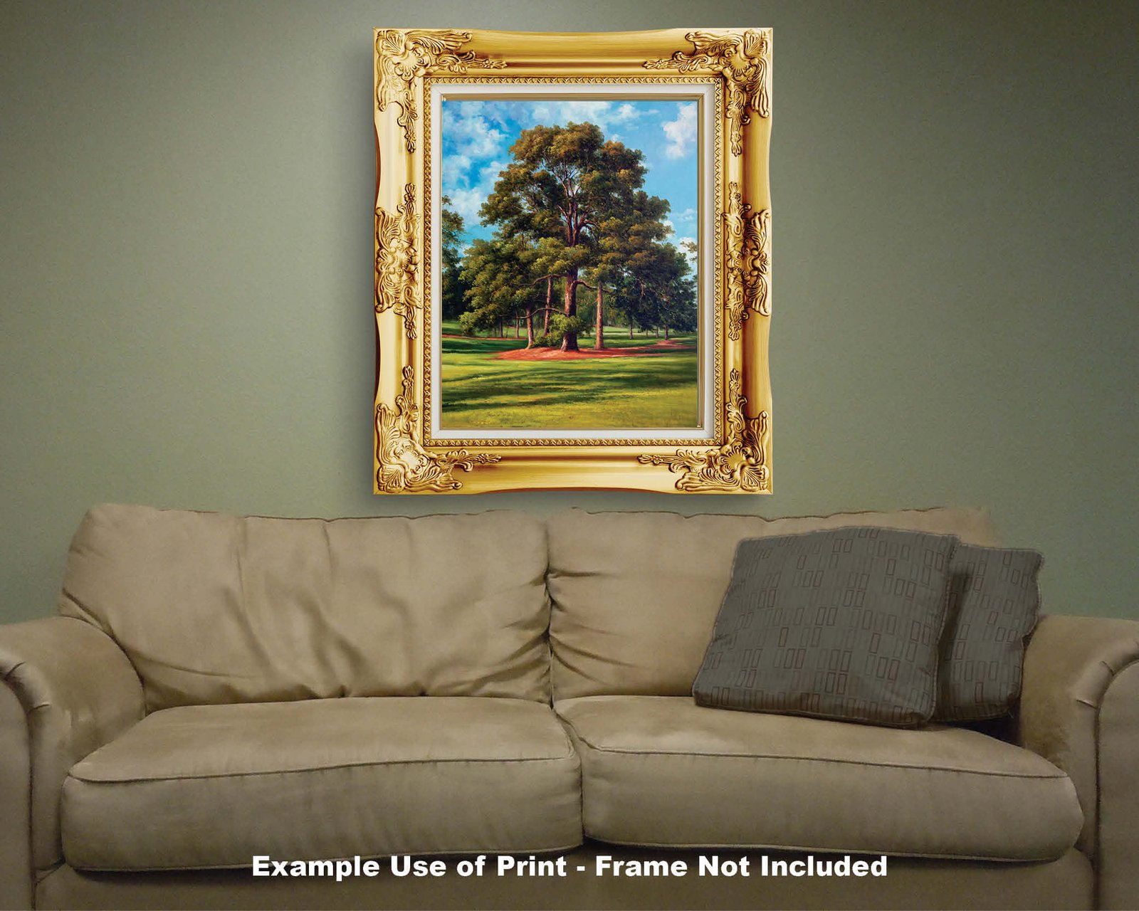 Augusta National Golf Club PGA painting print artwork pic Course Eisenhower Tree poster Masters ANGC10EsnhrTrRiOil RichimageArt.com 19