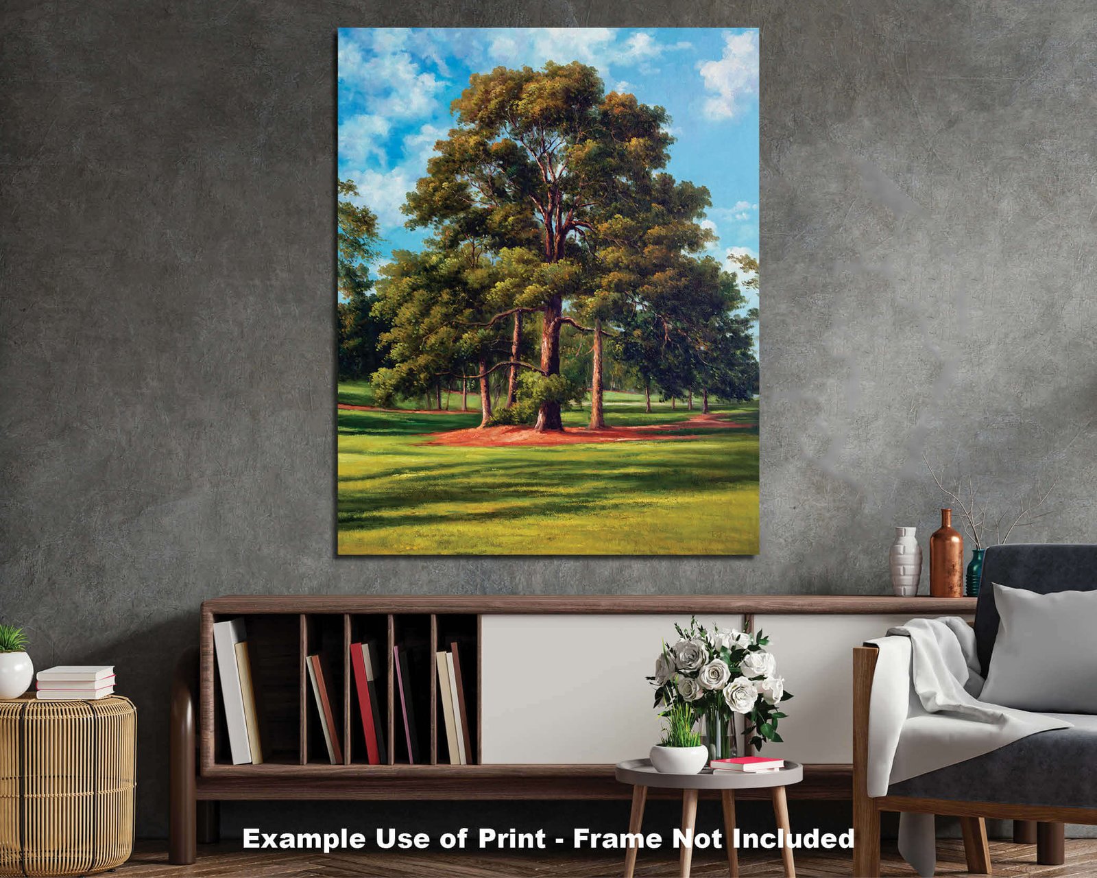 Augusta National Golf Club PGA painting print artwork pic Course Eisenhower Tree poster Masters ANGC10EsnhrTrRiOil RichimageArt.com 22