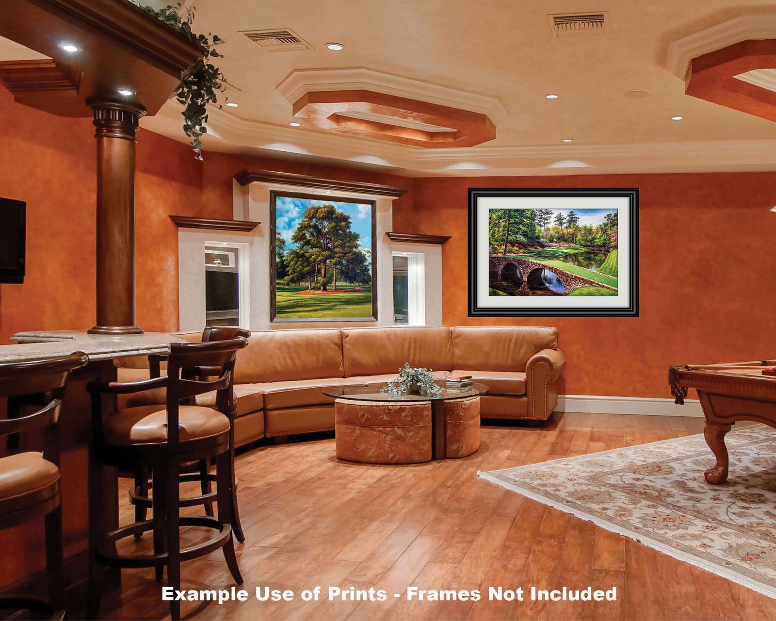 Augusta National Golf Club PGA painting print artwork pic Course Eisenhower Tree poster Masters ANGC10EsnhrTrRiOil RichimageArt.com 7