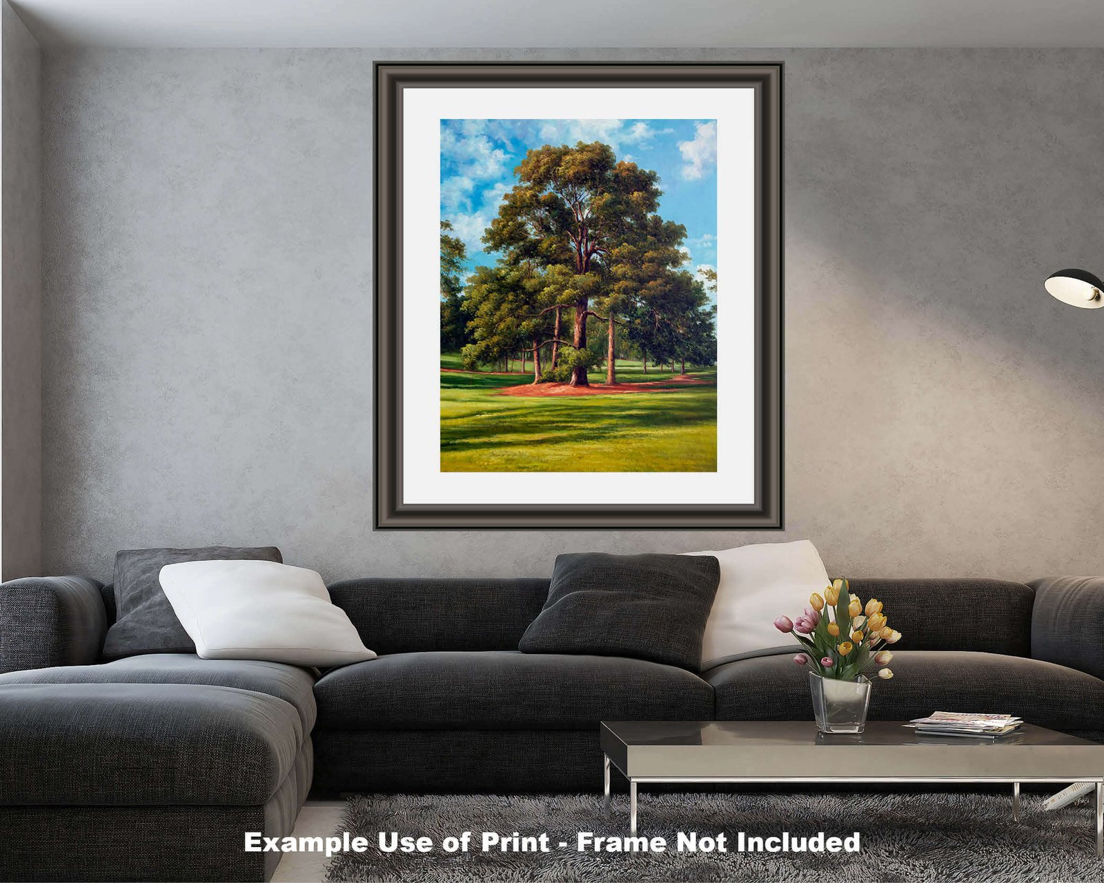 Augusta National Golf Club PGA painting print artwork pic Course Eisenhower Tree poster Masters ANGC10EsnhrTrRiOil RichimageArt.com 9