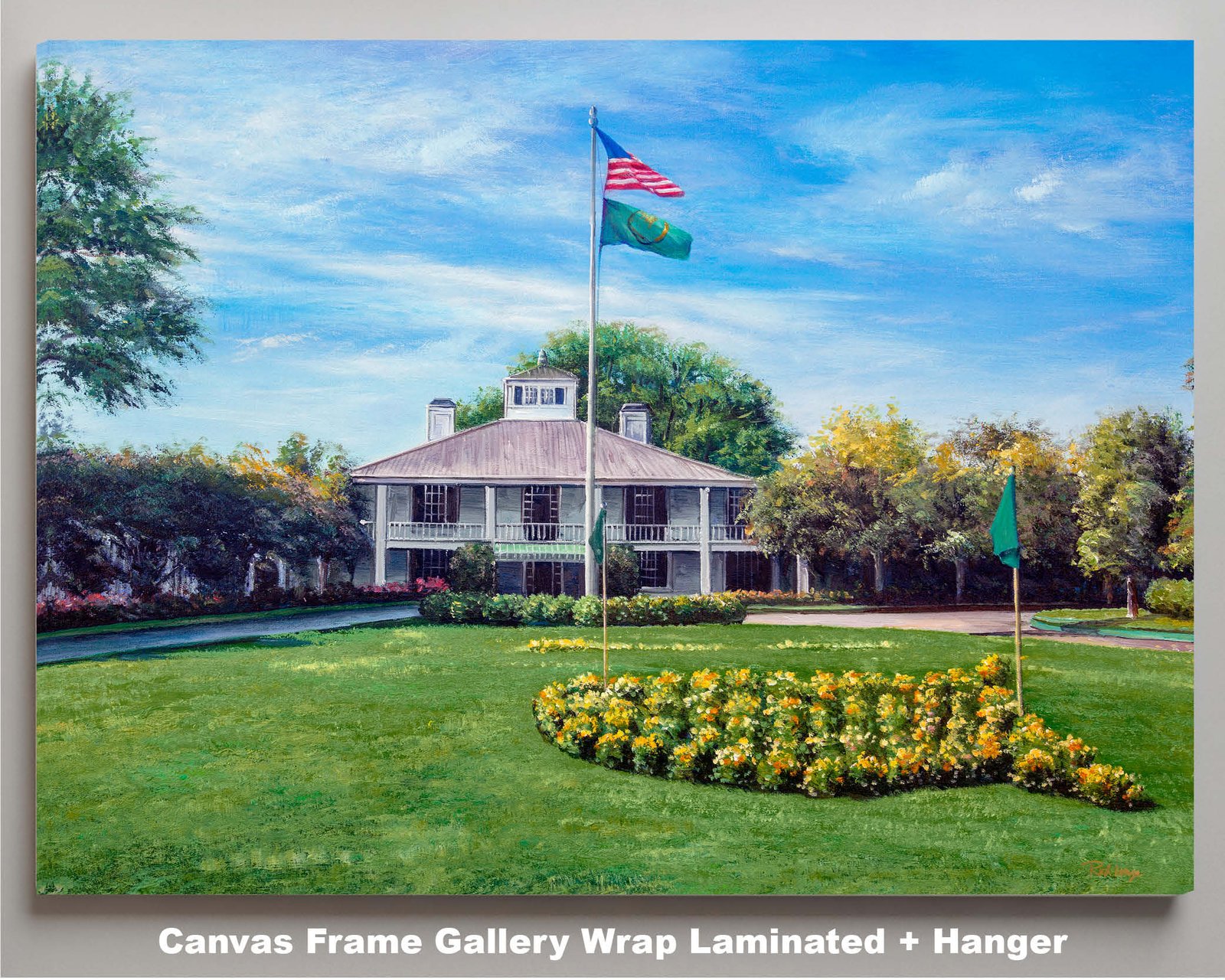 Augusta National Golf Club art on wall wall art wall decor the Masters of Augusta Golden Bell Hole 12 Clubhouse Club House Redbud Hole 16 canvas prints 2ANGC4 10