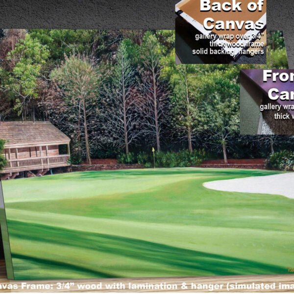 Augusta National Golf Club art on wall wall art wall decor the Masters of Augusta Golden Bell Hole 12 Clubhouse Club House Redbud Hole 16 canvas prints 2ANGC4 9