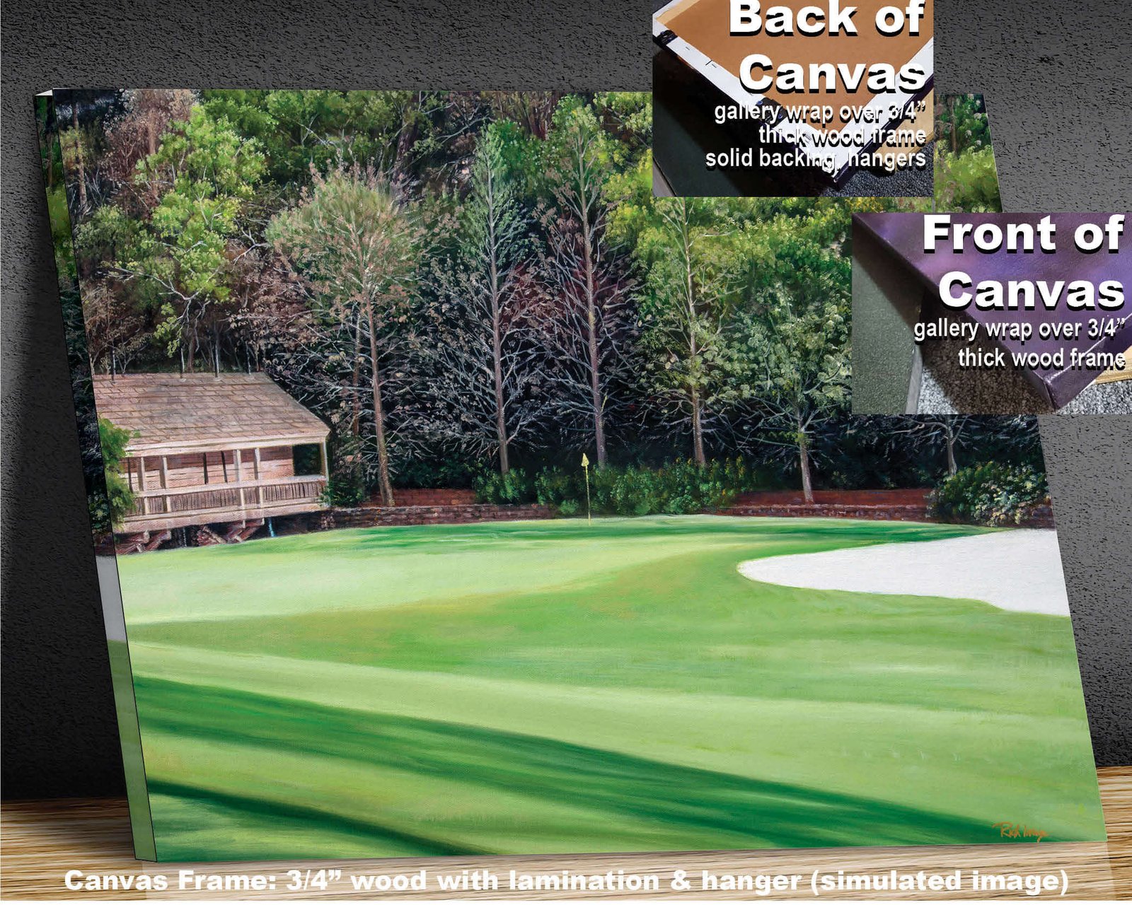 Augusta National Golf Club art on wall wall art wall decor the Masters of Augusta Golden Bell Hole 12 Clubhouse Club House Redbud Hole 16 canvas prints 2ANGC4 9