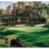 Augusta National Golf Club artwork oil painting golf art Redbud Hole Azalea Hole 13 Golf Golden Bell 12 art print 1ANGC3 13