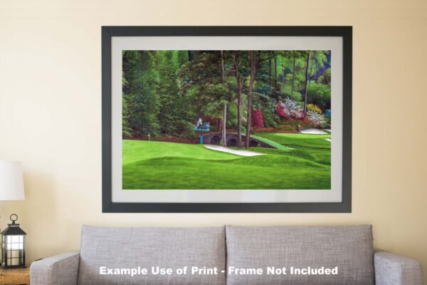 Augusta National Golf Club poster painting print pic Masters Amen Corner Golden Bell White Dogwood PGA Hole 11 12 artwork ANGC112RiOil01 RichimageArt.com 10