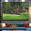 Augusta National Golf Club poster painting print pic Masters Amen Corner Golden Bell White Dogwood PGA Hole 11 12 artwork ANGC112RiOil01 RichimageArt.com 11