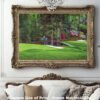 Augusta National Golf Club poster painting print pic Masters Amen Corner Golden Bell White Dogwood PGA Hole 11 12 artwork ANGC112RiOil01 RichimageArt.com 12