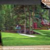 Augusta National Golf Club poster painting print pic Masters Amen Corner Golden Bell White Dogwood PGA Hole 11 12 artwork ANGC112RiOil01 RichimageArt.com 2