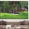 Augusta National Golf Club poster painting print pic Masters Amen Corner Golden Bell White Dogwood PGA Hole 11 12 artwork ANGC112RiOil01 RichimageArt.com 21