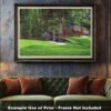 Augusta National Golf Club poster painting print pic Masters Amen Corner Golden Bell White Dogwood PGA Hole 11 12 artwork ANGC112RiOil01 RichimageArt.com 6