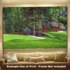 Augusta National Golf Club poster painting print pic Masters Amen Corner Golden Bell White Dogwood PGA Hole 11 12 artwork ANGC112RiOil01 RichimageArt.com 8