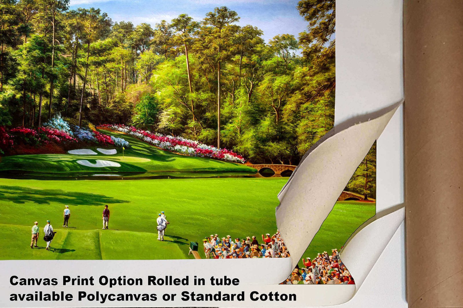 Augusta National Golf Club poster pic PGA Masters artwork Course Hole 12 painting print Golden Bell ANGC12RiOil05 RichimageArt.com 4