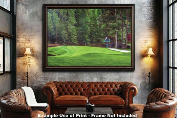 Augusta National Golf Club poster pic PGA Putting Green Masters artwork Course Hole 11 painting print White Dogwood ANGC11RiOil01 RichimageArt.com 9