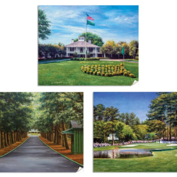 Augusta National Golf Club the Masters of Augusta Clubhouse Club House Founder's Circle canvas prints Magnolia Lane art on wall wall decor wall art 5ANGC3 10