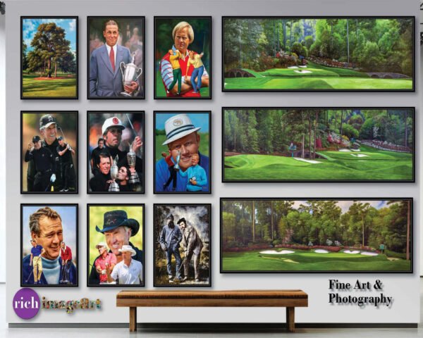 Augusta National Golf Club the Masters of Augusta Clubhouse Club House Founder's Circle canvas prints Magnolia Lane art on wall wall decor wall art 5ANGC3 19