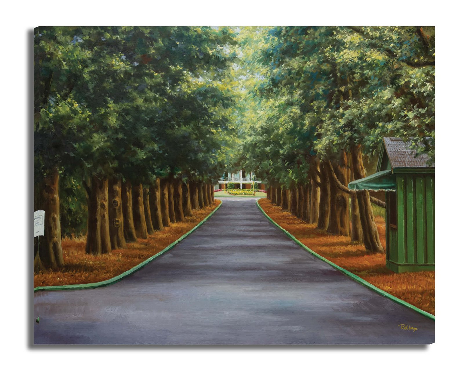 Augusta National Golf Club the Masters of Augusta Clubhouse Club House Founder's Circle canvas prints Magnolia Lane art on wall wall decor wall art 5ANGC3 6