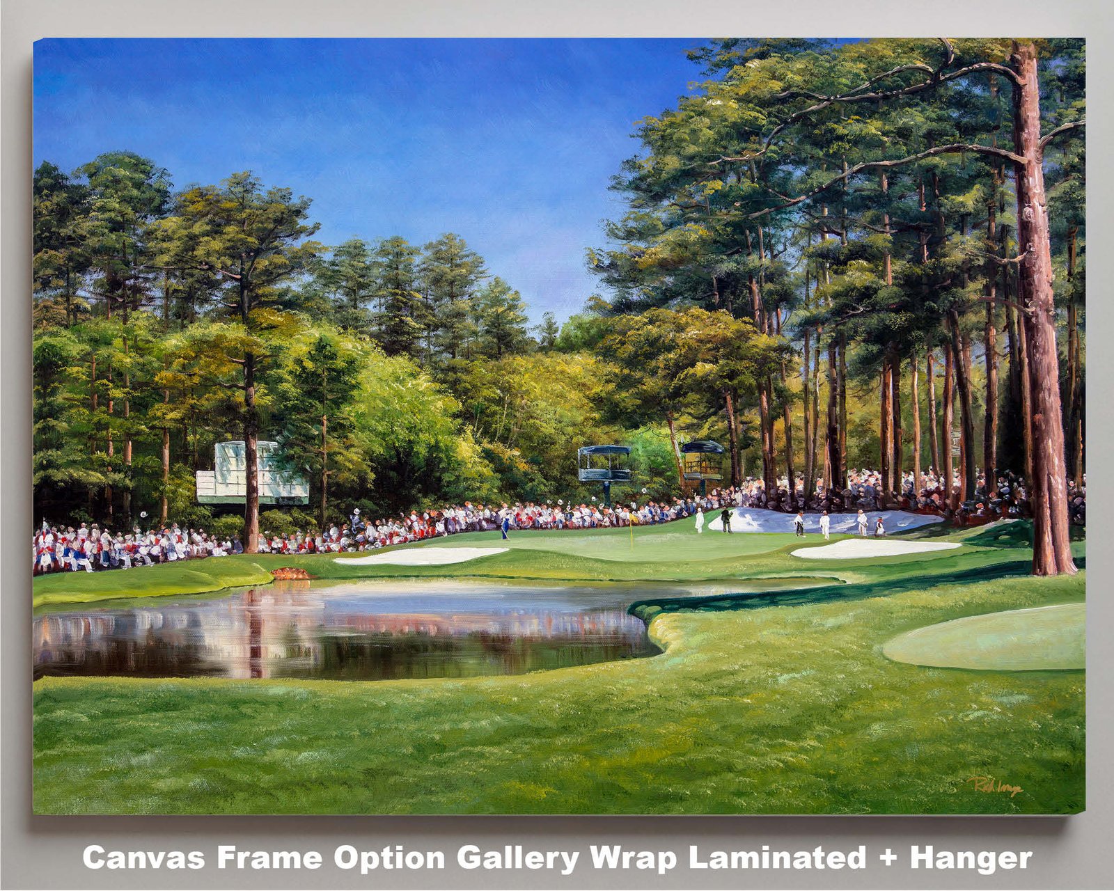 Augusta National Golf Club the Masters of Augusta Clubhouse Club House Founder's Circle canvas prints Magnolia Lane art on wall wall decor wall art 5ANGC3 9