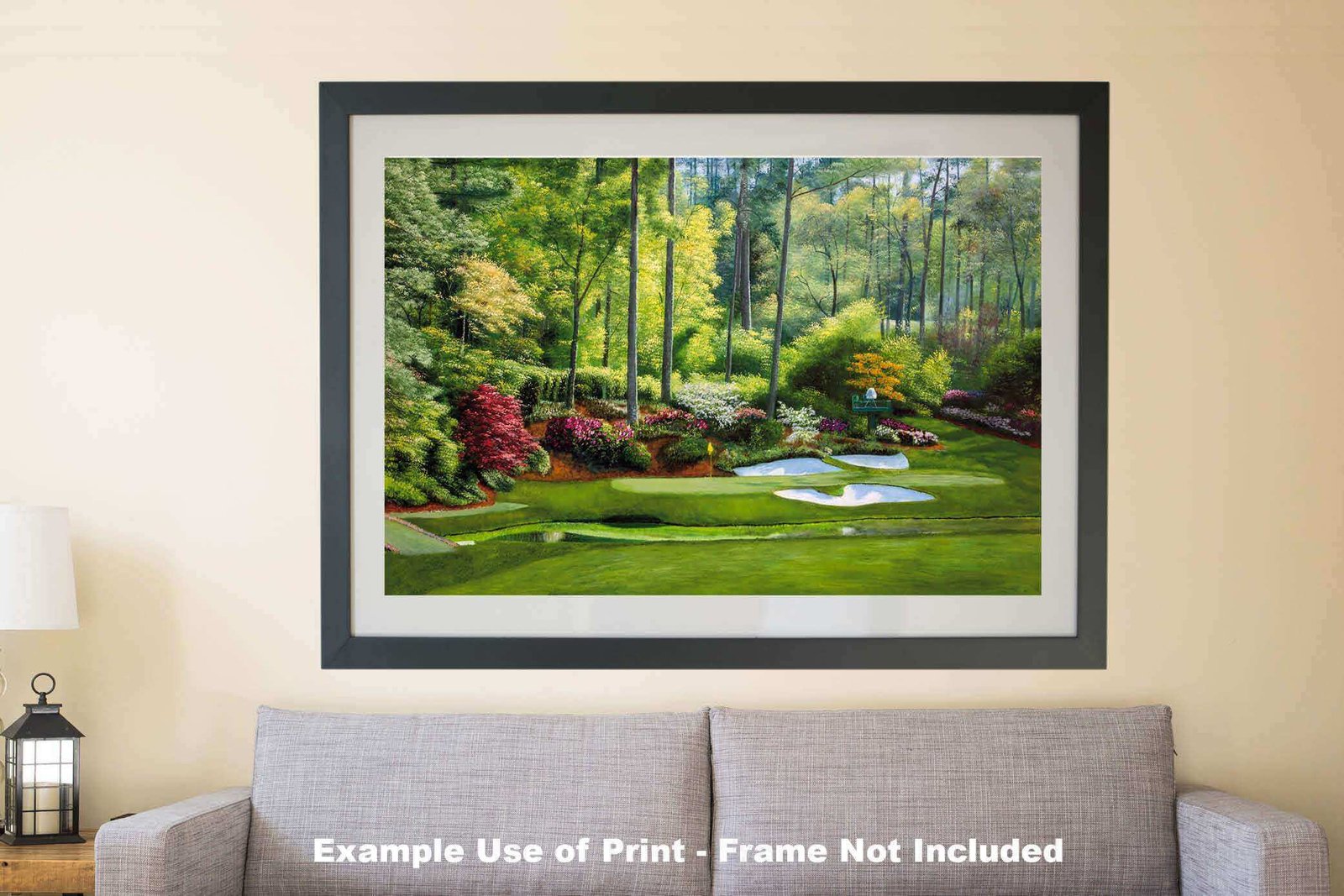 Augusta National Golf painting print poster pic Masters Golden Bell PGA Hole 12 artwork ANGC12RiOil02 RichimageArt.com 10