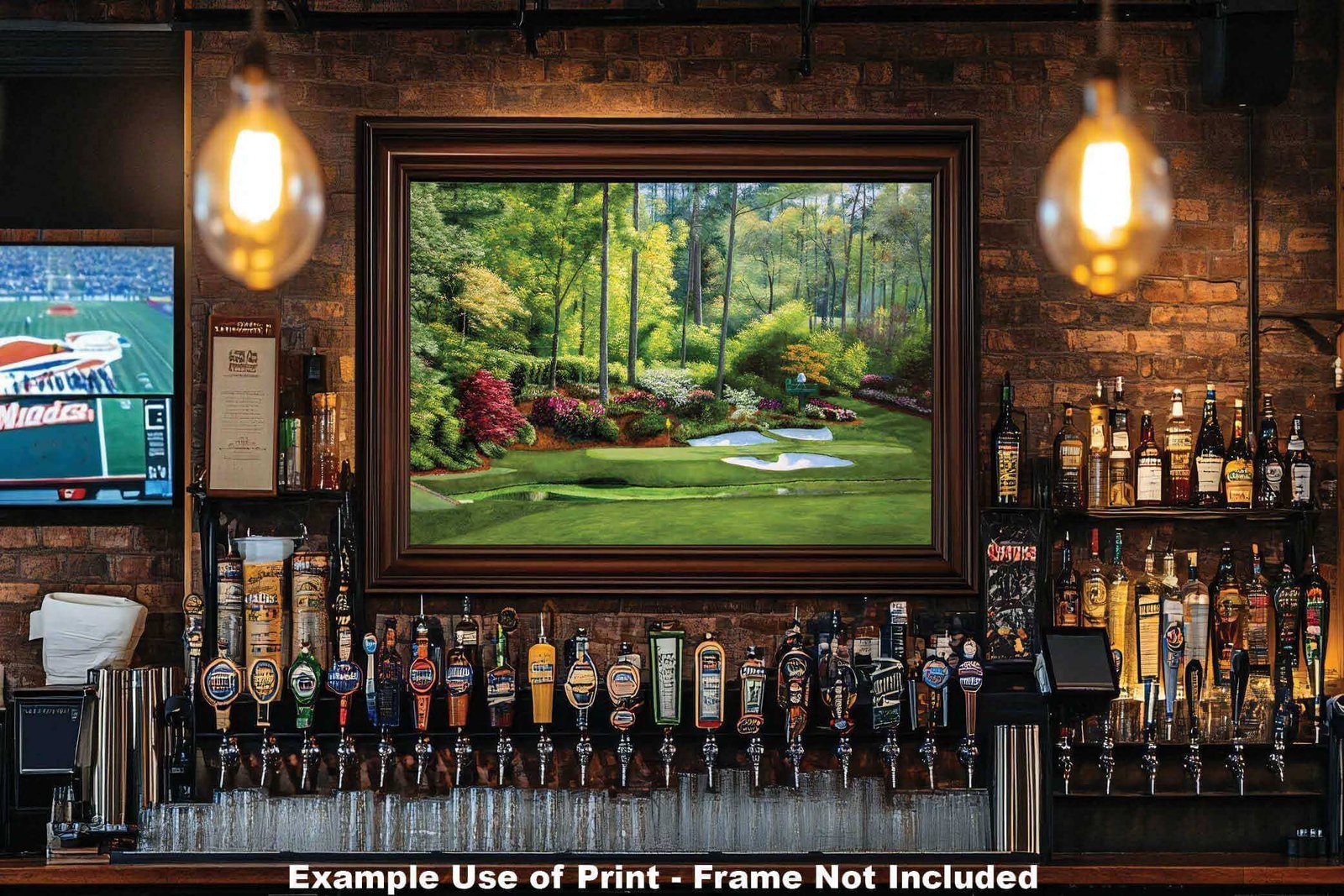 Augusta National Golf painting print poster pic Masters Golden Bell PGA Hole 12 artwork ANGC12RiOil02 RichimageArt.com 20