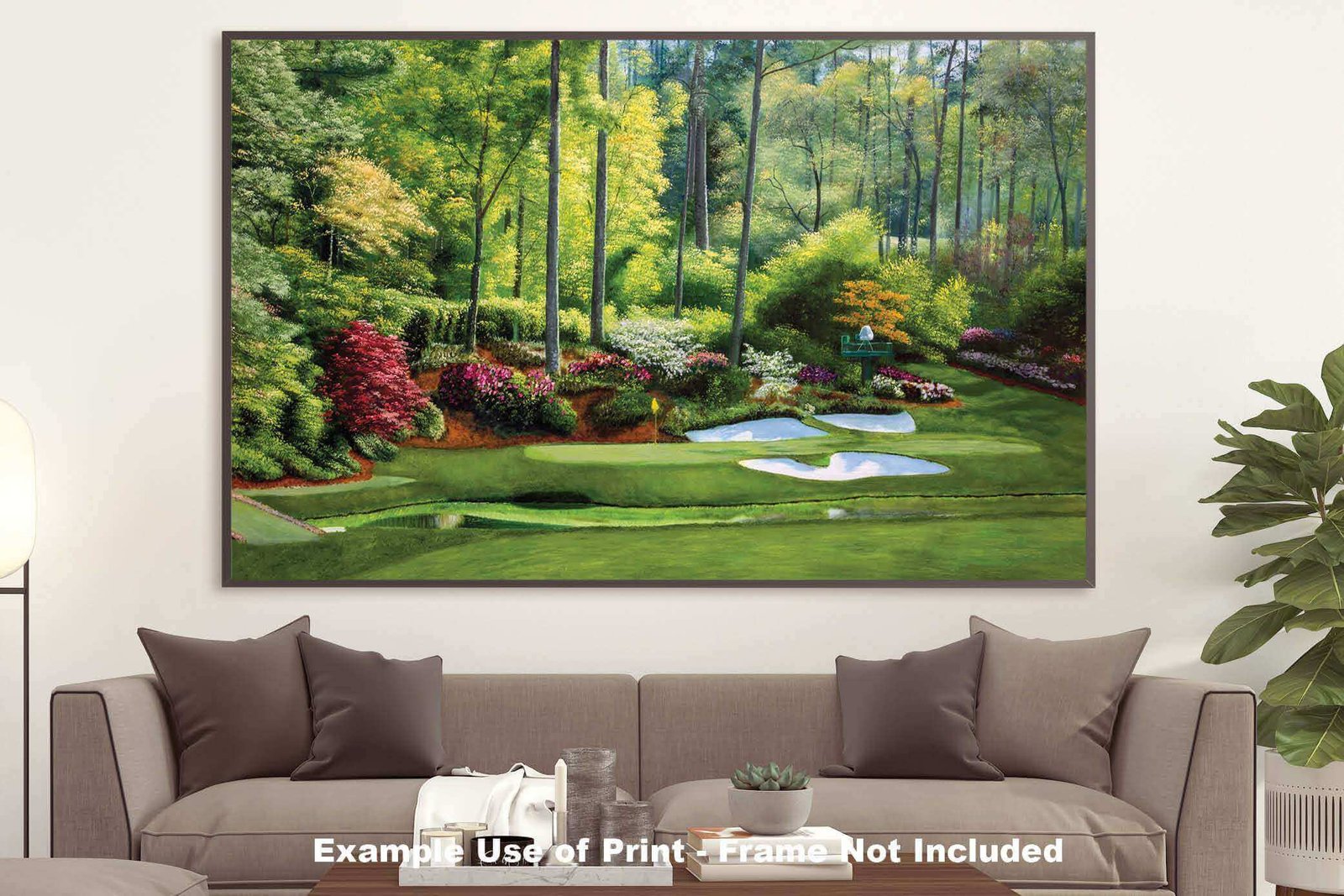Augusta National Golf painting print poster pic Masters Golden Bell PGA Hole 12 artwork ANGC12RiOil02 RichimageArt.com 23