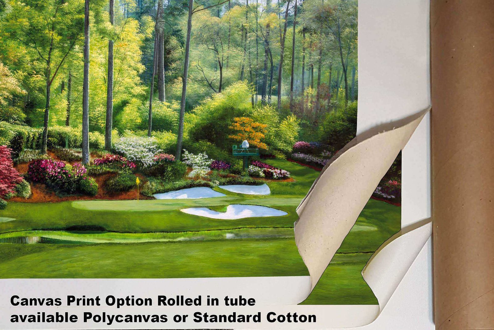 Augusta National Golf painting print poster pic Masters Golden Bell PGA Hole 12 artwork ANGC12RiOil02 RichimageArt.com 4