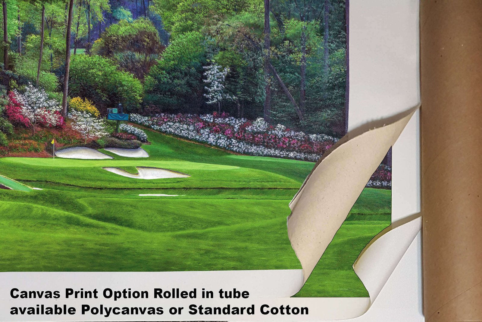 Augusta National PGA poster painting print Golf Hole 12 artwork pic Masters Golden Bell ANGC12RiOil03 RichimageArt.com 4