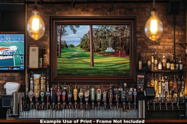 Augusta National artwork Camellia pic poster Masters Golf Club Hole 10 painting print PGA ANGC10RiOil02 RichimageArt.com 11