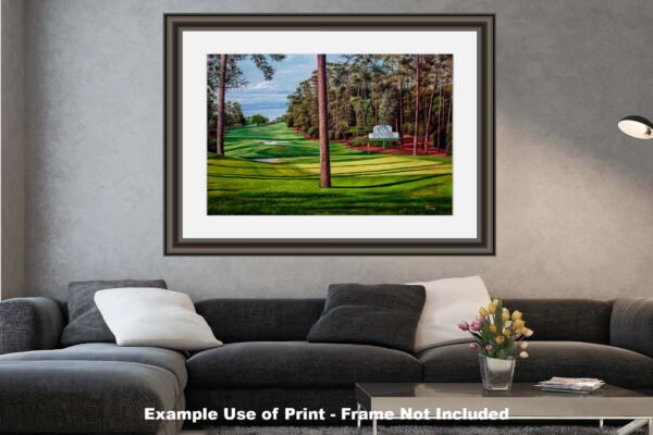 Augusta National artwork Camellia pic poster Masters Golf Club Hole 10 painting print PGA ANGC10RiOil02 RichimageArt.com 21