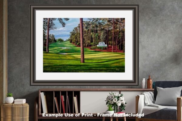 Augusta National artwork Camellia pic poster Masters Golf Club Hole 10 painting print PGA ANGC10RiOil02 RichimageArt.com 22