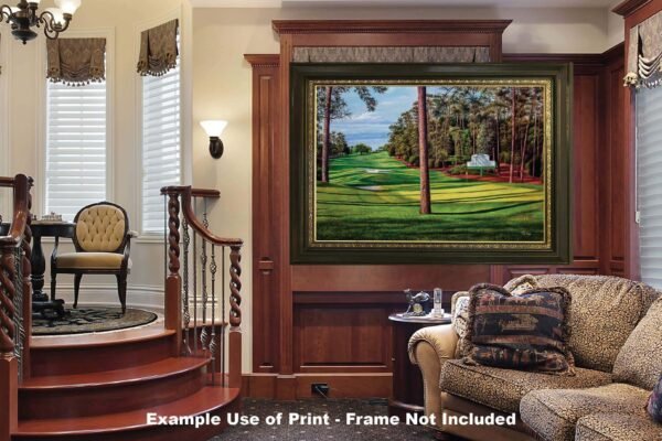 Augusta National artwork Camellia pic poster Masters Golf Club Hole 10 painting print PGA ANGC10RiOil02 RichimageArt.com 23