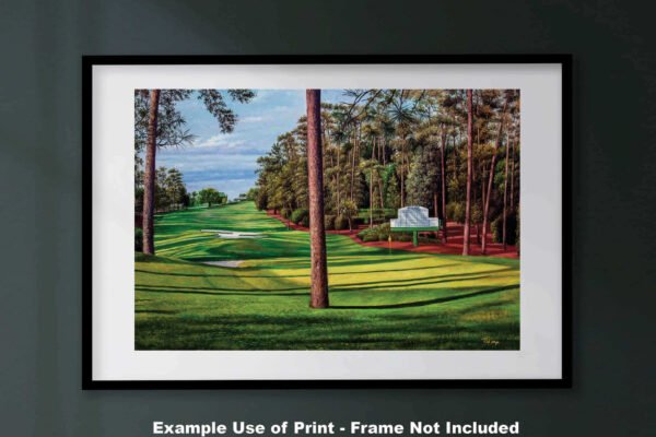 Augusta National artwork Camellia pic poster Masters Golf Club Hole 10 painting print PGA ANGC10RiOil02 RichimageArt.com 25