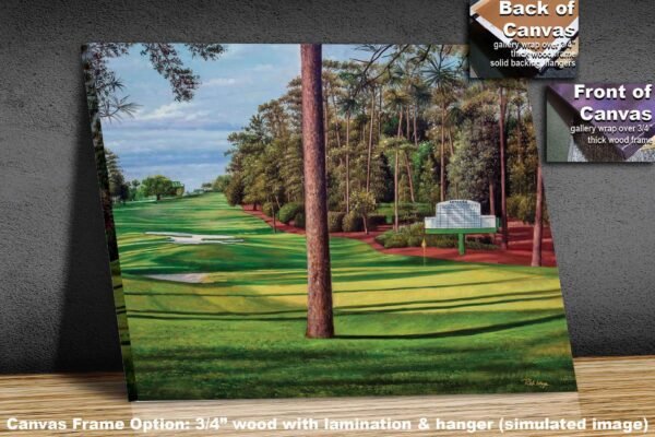 Augusta National artwork Camellia pic poster Masters Golf Club Hole 10 painting print PGA ANGC10RiOil02 RichimageArt.com 4