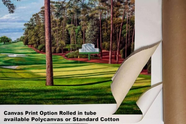 Augusta National artwork Camellia pic poster Masters Golf Club Hole 10 painting print PGA ANGC10RiOil02 RichimageArt.com 6