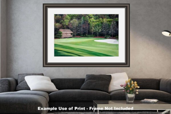 Augusta National poster painting print pic Masters Amen Corner White Dogwood PGA Golf Club Hole 11 artwork ANGC11RiOil02 RichimageArt.com 21