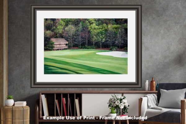 Augusta National poster painting print pic Masters Amen Corner White Dogwood PGA Golf Club Hole 11 artwork ANGC11RiOil02 RichimageArt.com 22