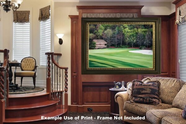 Augusta National poster painting print pic Masters Amen Corner White Dogwood PGA Golf Club Hole 11 artwork ANGC11RiOil02 RichimageArt.com 23