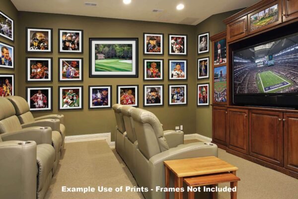 Augusta National poster painting print pic Masters Amen Corner White Dogwood PGA Golf Club Hole 11 artwork ANGC11RiOil02 RichimageArt.com 7