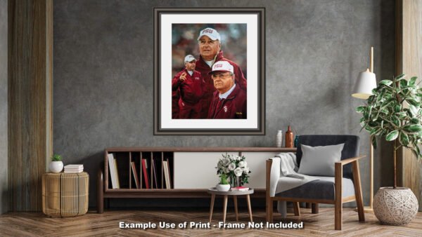 Bobby Bowden Head Coach Florida State College Football Team canvas prints Seminoles painting print wall art artwork FsuBwdn1AM3 13