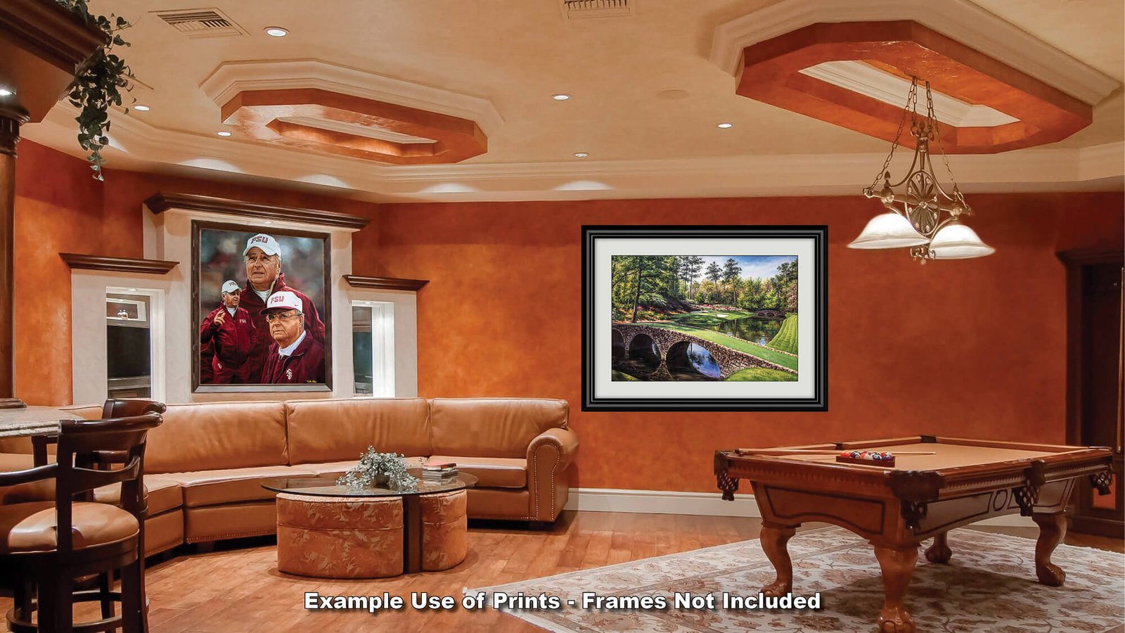 Bobby Bowden Head Coach Florida State College Football Team canvas prints Seminoles painting print wall art artwork FsuBwdn1AM3 26