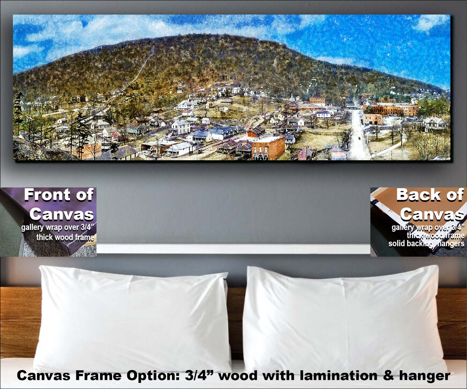 Chattanooga artwork Ruby Falls Riverwalk Riverpark Tennessee Rock City Lookout Mountain painting print Rock City Chatt20MC1 3