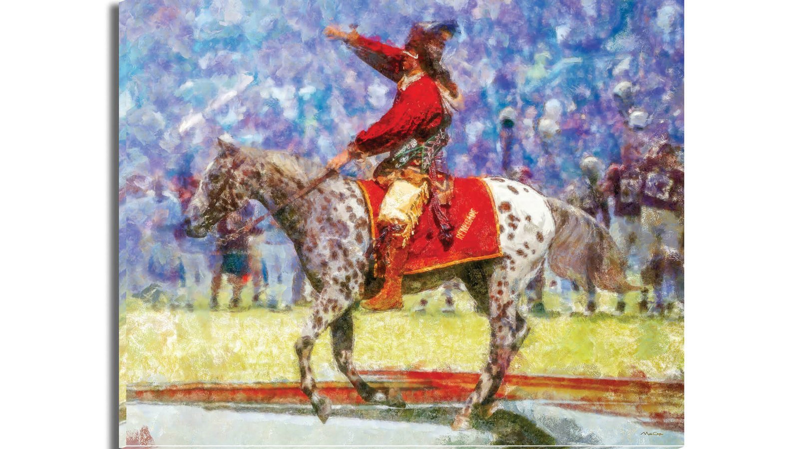 Chief Osceola FSU Mascot College Football Team wall art Florida State Seminoles artwork Renegade painting print canvas prints FSUchief3combo 17