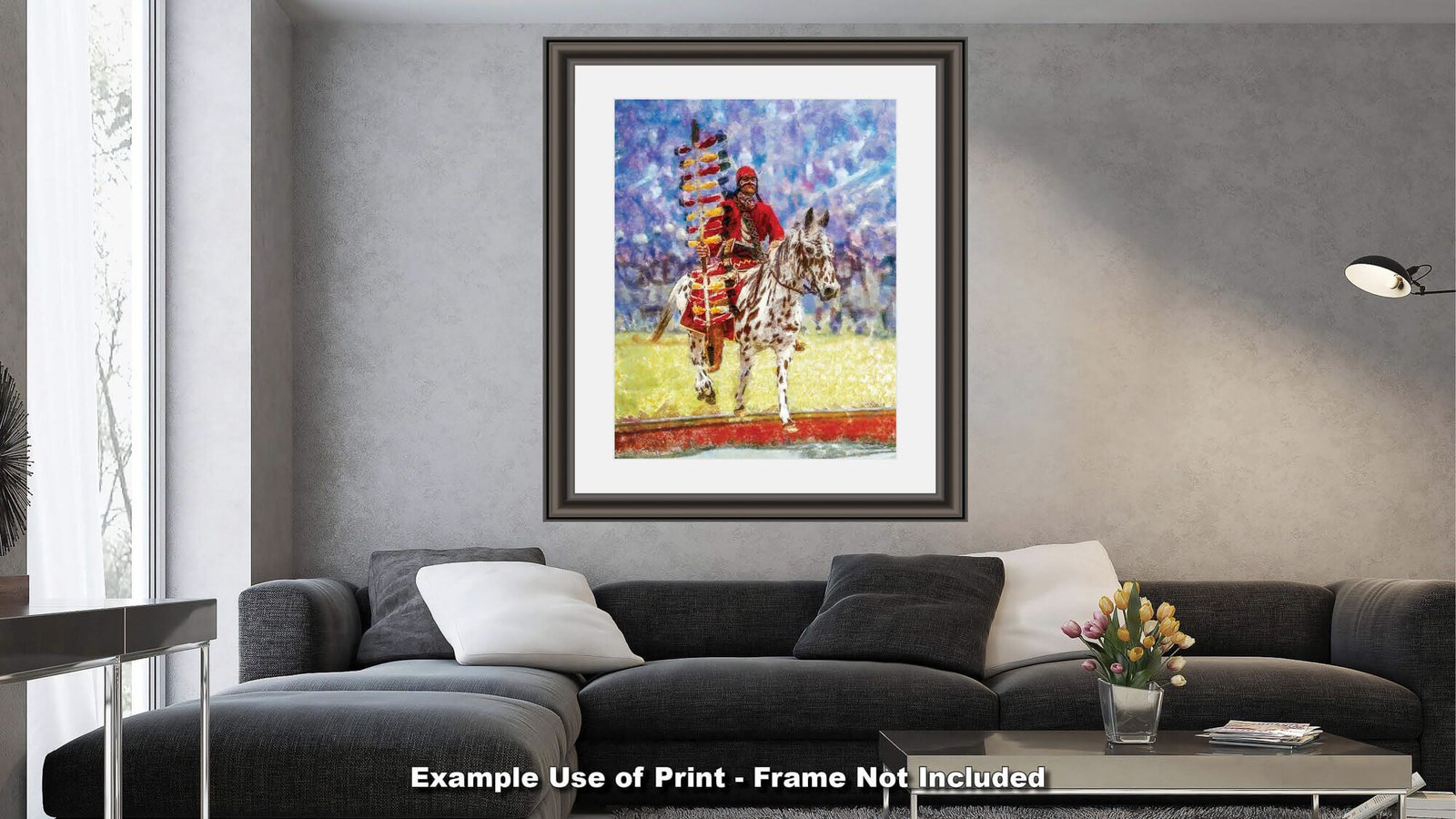 Chief Osceola canvas prints Florida State Seminoles wall art artwork College Football Team FSU Mascot painting print Renegade FSUchief1RiD 10