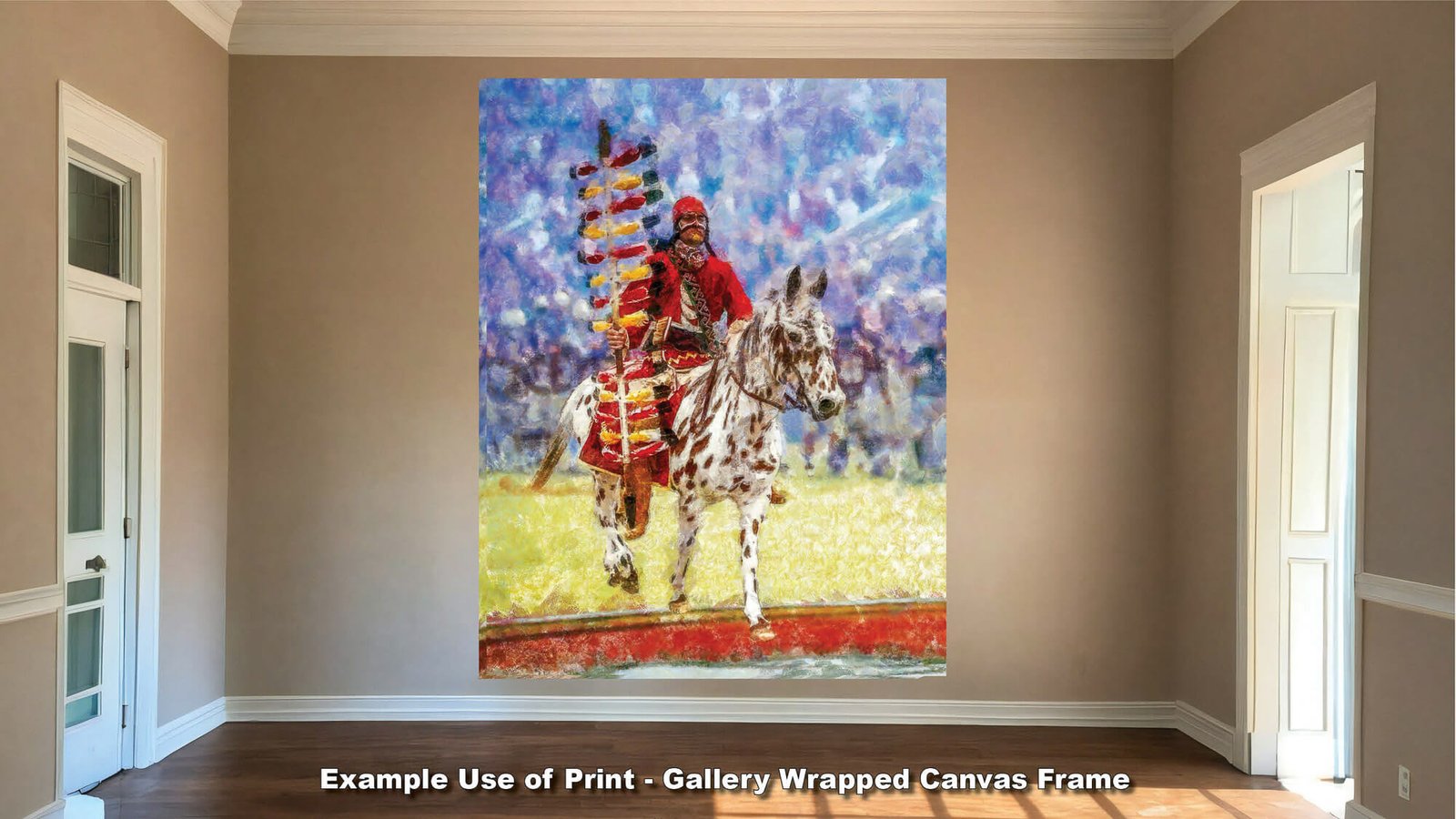 Chief Osceola canvas prints Florida State Seminoles wall art artwork College Football Team FSU Mascot painting print Renegade FSUchief1RiD 11